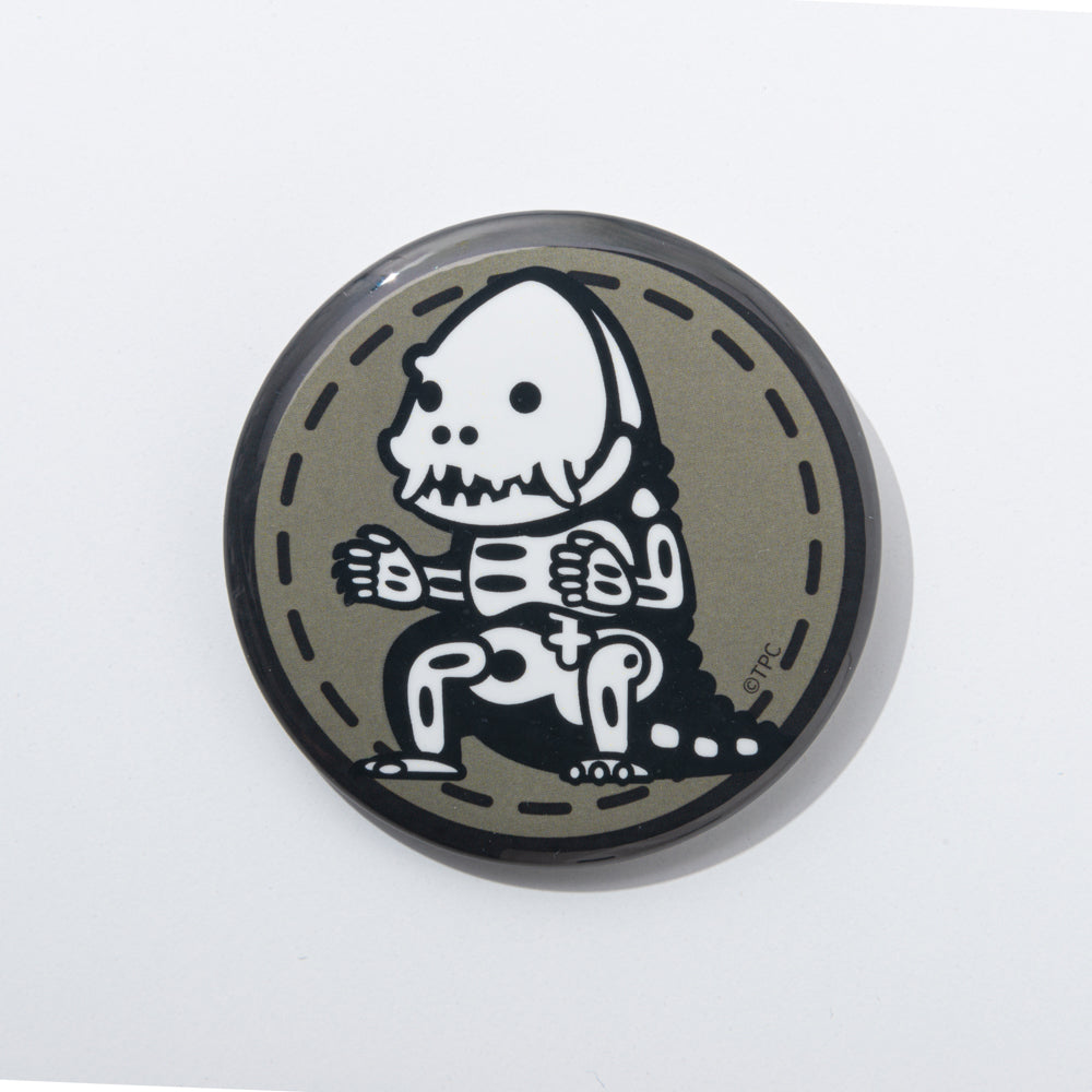 蓄光缶バッジ スケルトンシリーズ レッドキング – TSUBURAYA STORE ONLINE
