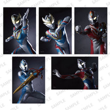 画像をギャラリービューアに読み込む, ブロマイド ウルトラマンデッカー Bセット