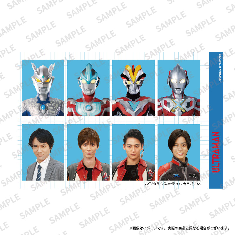証明写真風ステッカー ニュージェネレーションウルトラマン vol.1