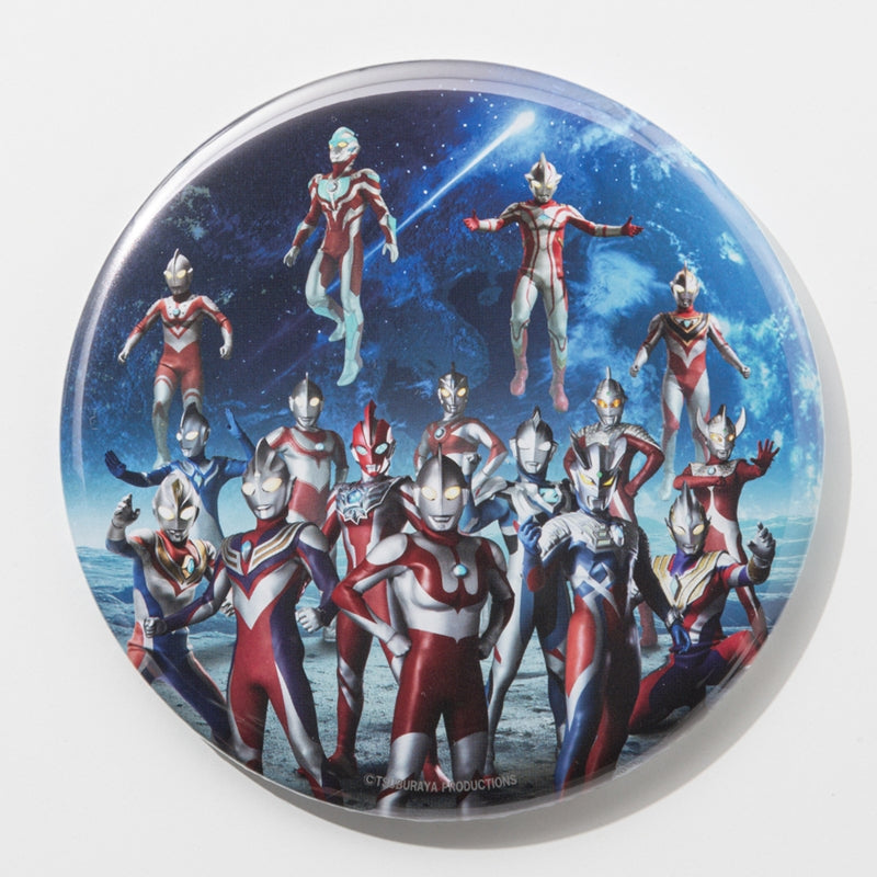 ウルトラマンシリーズ60周年 記念ビジュアルBIG缶バッジ（台座付き） 1