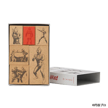 画像をギャラリービューアに読み込む, ゴム印セット Rubber Stamp Collection ULTRAMAN ウルトラマンティガ
