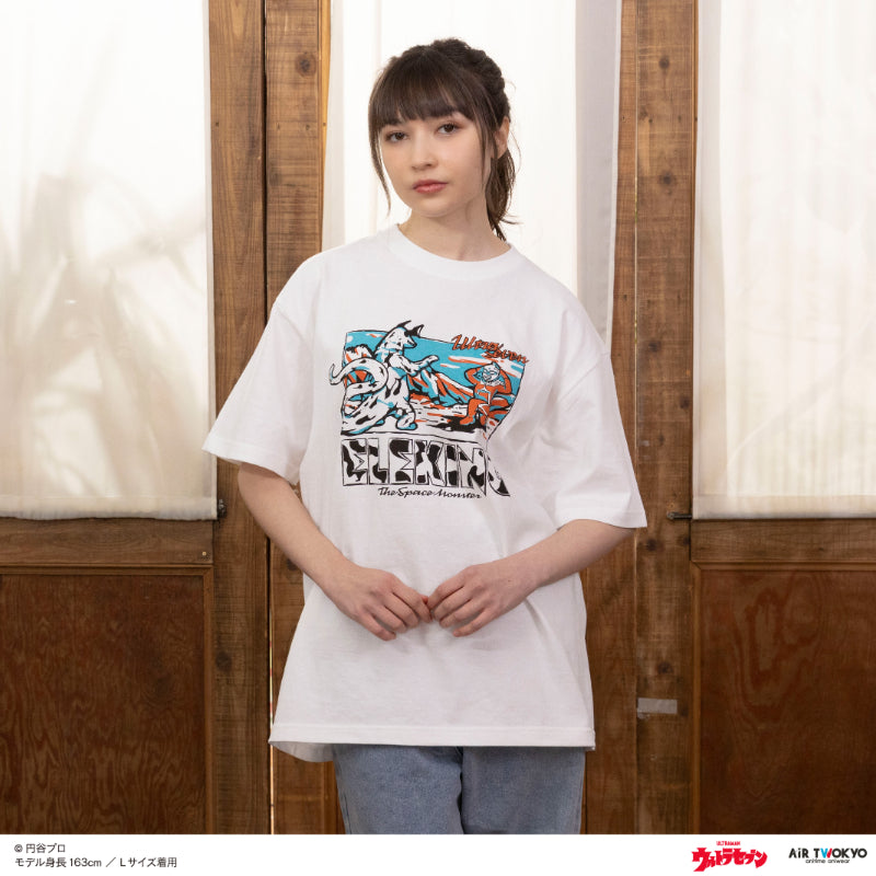 AIR TWOKYO アメコミイラストTシャツ ウルトラセブン＆エレキング