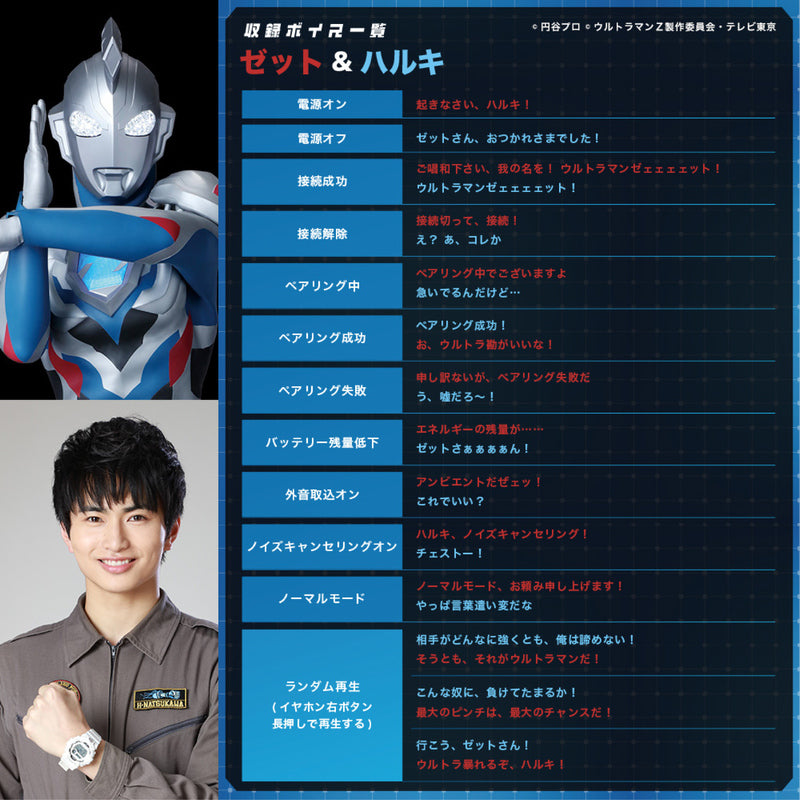 AVIOT 完全ワイヤレスイヤホン ウルトラマンZ – TSUBURAYA